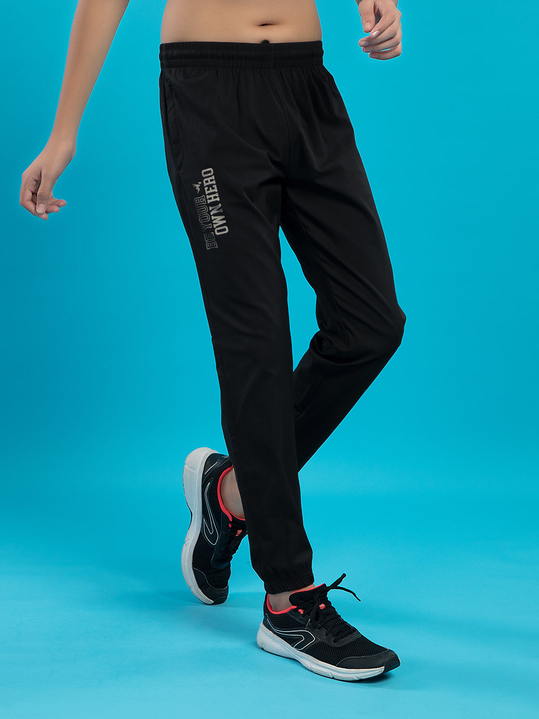 Boys Printed Slim Fit Joggers with TECHNO GUARD