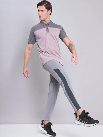 Men Colorblock Relax Fit Polo T-shirt with TECHNO COOL+