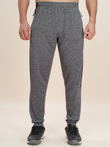 Men Plus Size Solid Slim Fit Active Trackpants