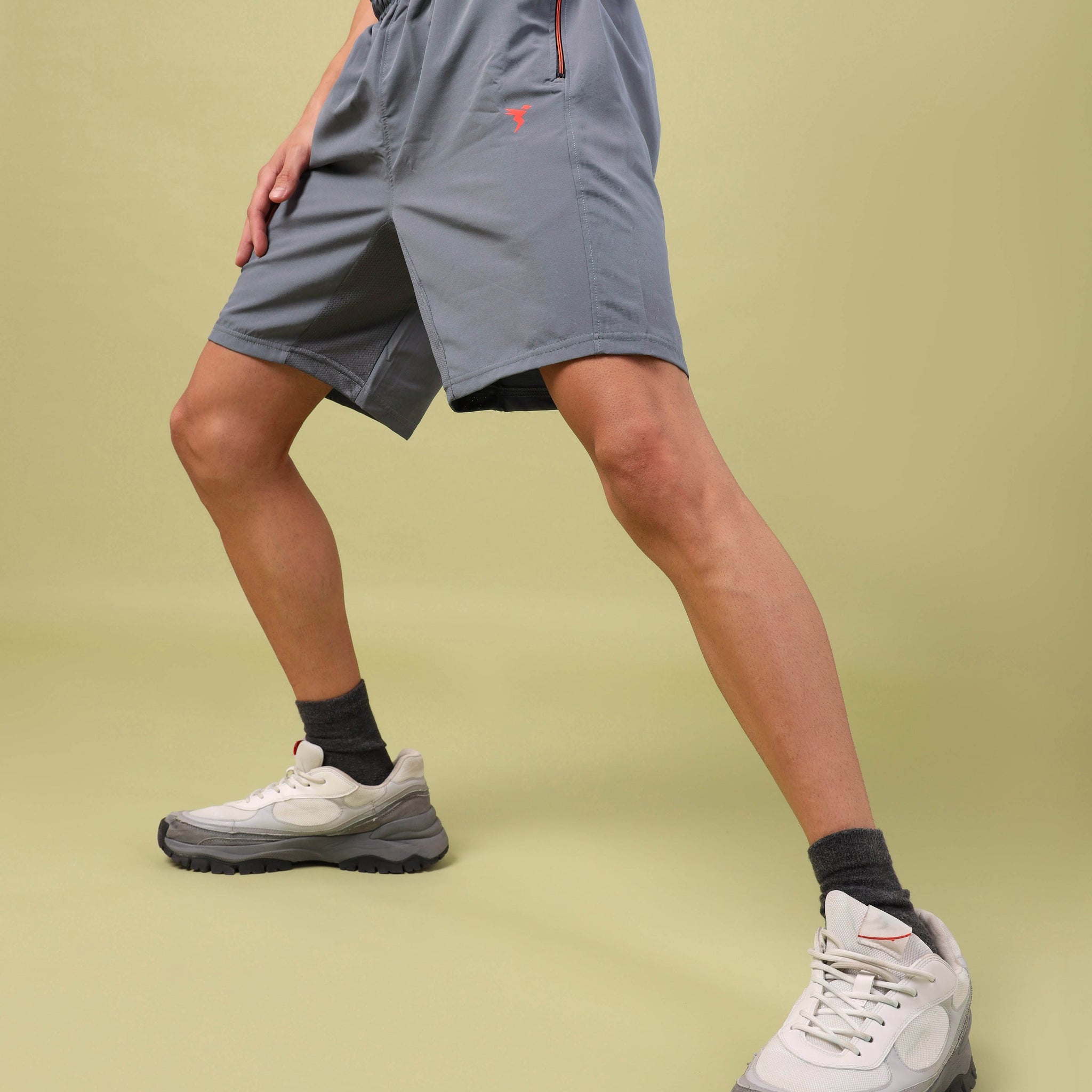 Men Solid Slim Fit Shorts with TECHNOLITE