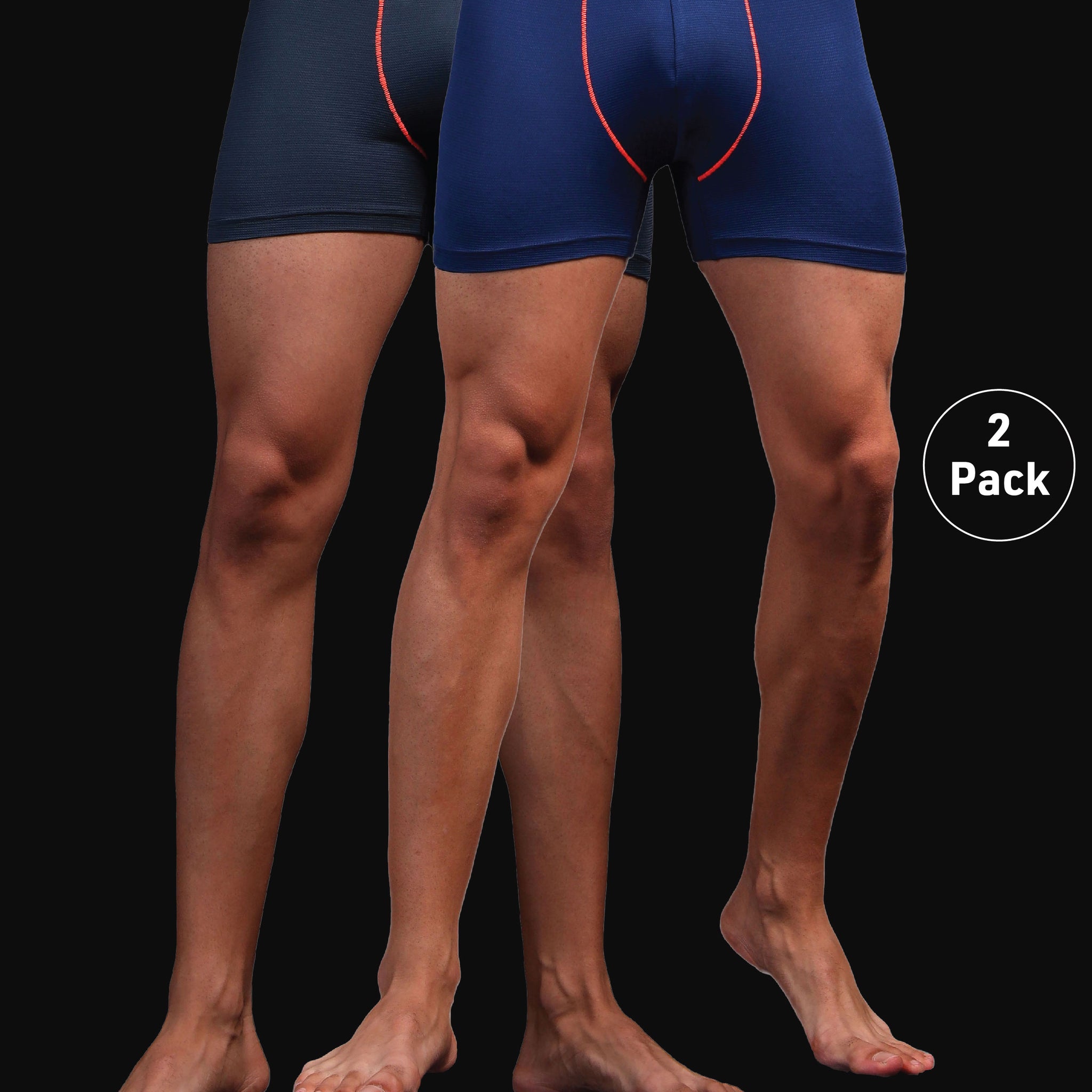 Men Colorblock Trunks with ELASTO LITE (Pack of 2)