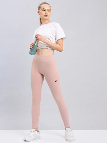 Women Solid Slim Fit Tights with ELASTO PLUS