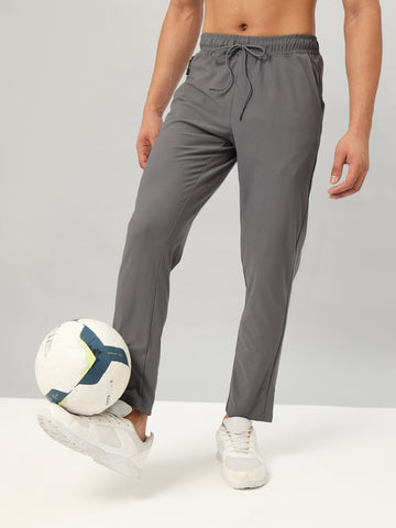 Men Solid Relax Fit Trackpants with DURACOOL+