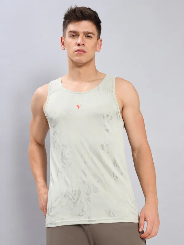 Men Self Design Slim Fit Scoop Neck Innerwear Vest with DOUBLE COOL