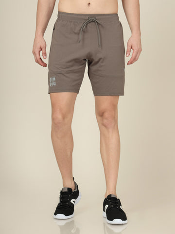 Men Solid Relax Fit Shorts with ELASTO LITE