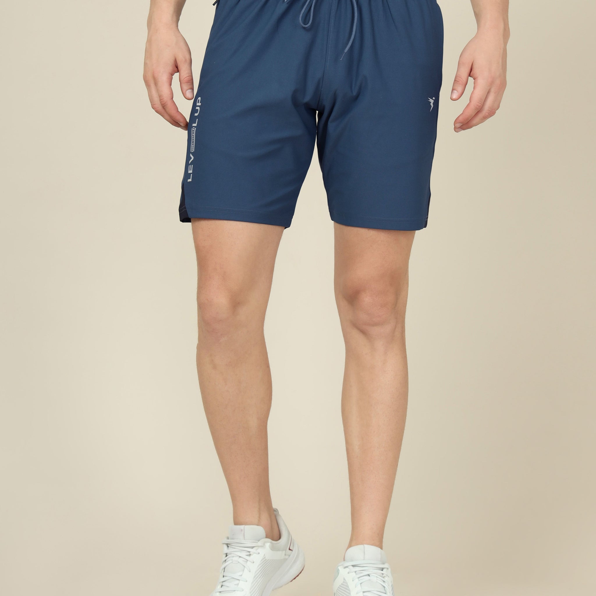 Men Solid Slim Fit Shorts with ELASTO LITE