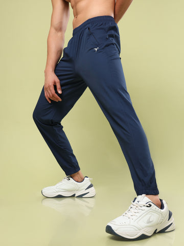 Men Solid Relax Fit Joggers with TECHNOLITE