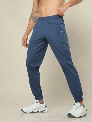 Men Solid Relax Fit Joggers with TECHNOLITE