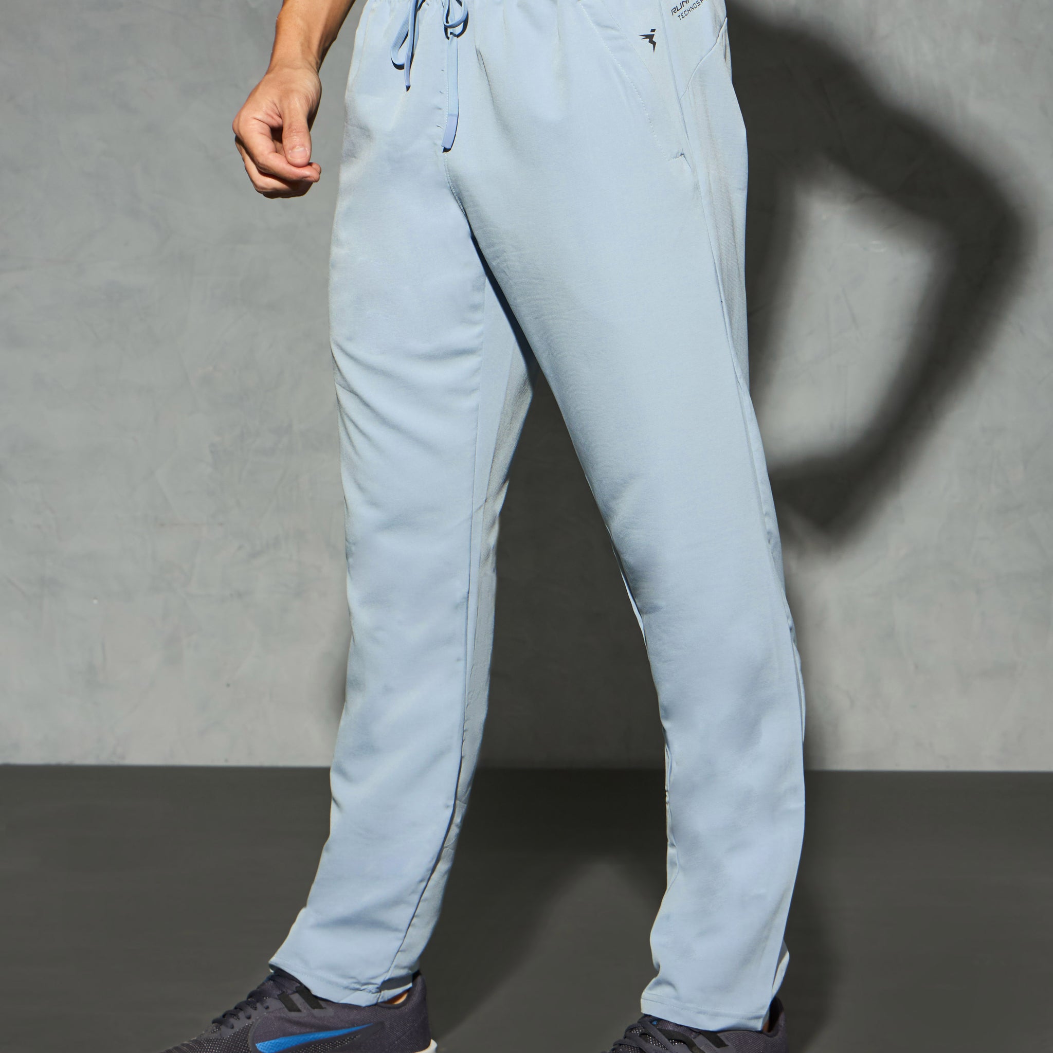 Men Solid Relax Fit Sports Trackpants with TECHNO LITE