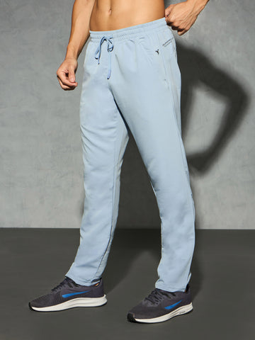 Men Solid Relax Fit Sports Trackpants with TECHNO LITE