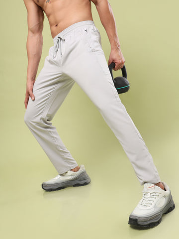 Men Solid Relax Fit Sports Trackpants with TECHNO LITE