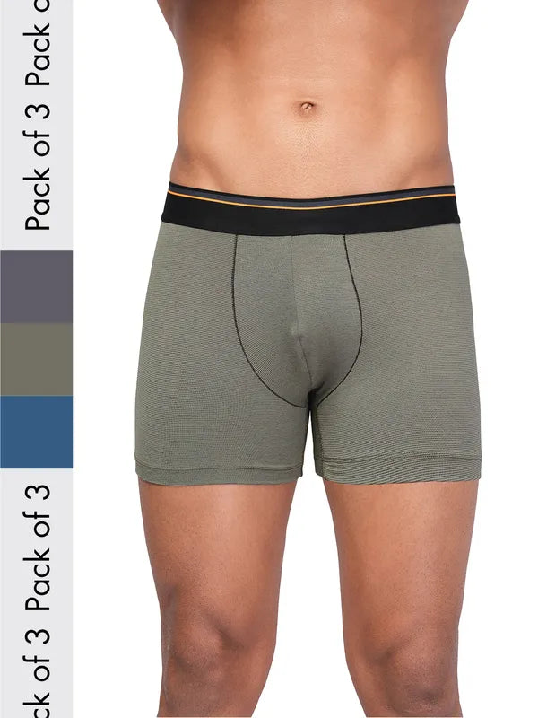 Men Solid Trunks with ELASTO LITE