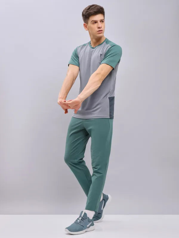 Men Solid Relax Fit Trackpants with ELASTO PLUS