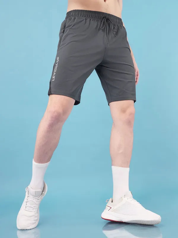 Men Solid Slim Fit Shorts with ELASTO LITE